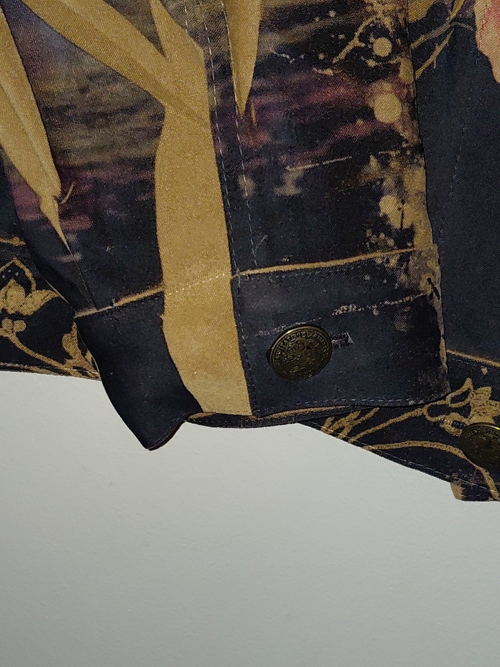 Vinatge Women's Floral Western-Print Button Down Shirt - Fantazia - Picture 8 of 13